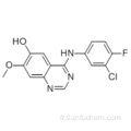 4- (3-chloro-4-fluorophénylamino) -7-méthoxyquinazoline-6-ol CAS 184475-71-6